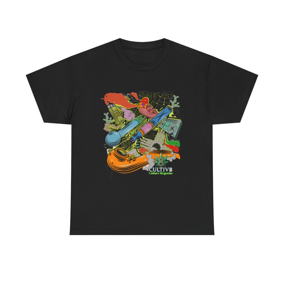 Unisex Garment Logo Cultiv8 Culture T-shirt